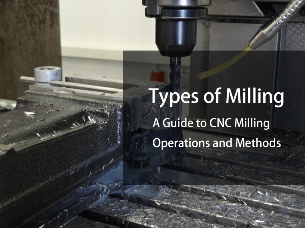 CNC milling machine performing milling operations
