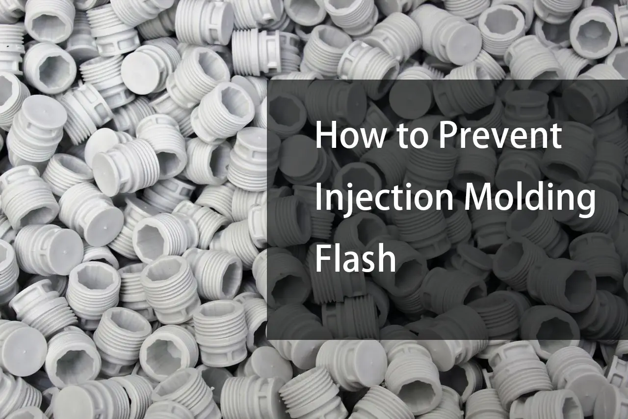 Injection molding parts and threaded plastic components